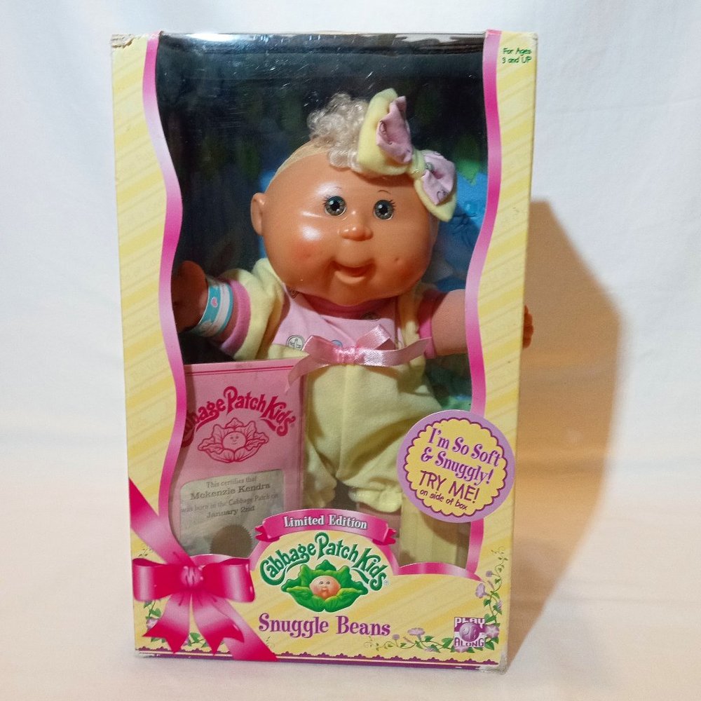 Cabbage Patch Kids Limited Edition Snuggle Beans NIB